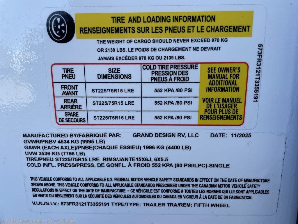 New 2026 Grand Design Reflection 100 Series 24RL available in Cincinnati, Ohio