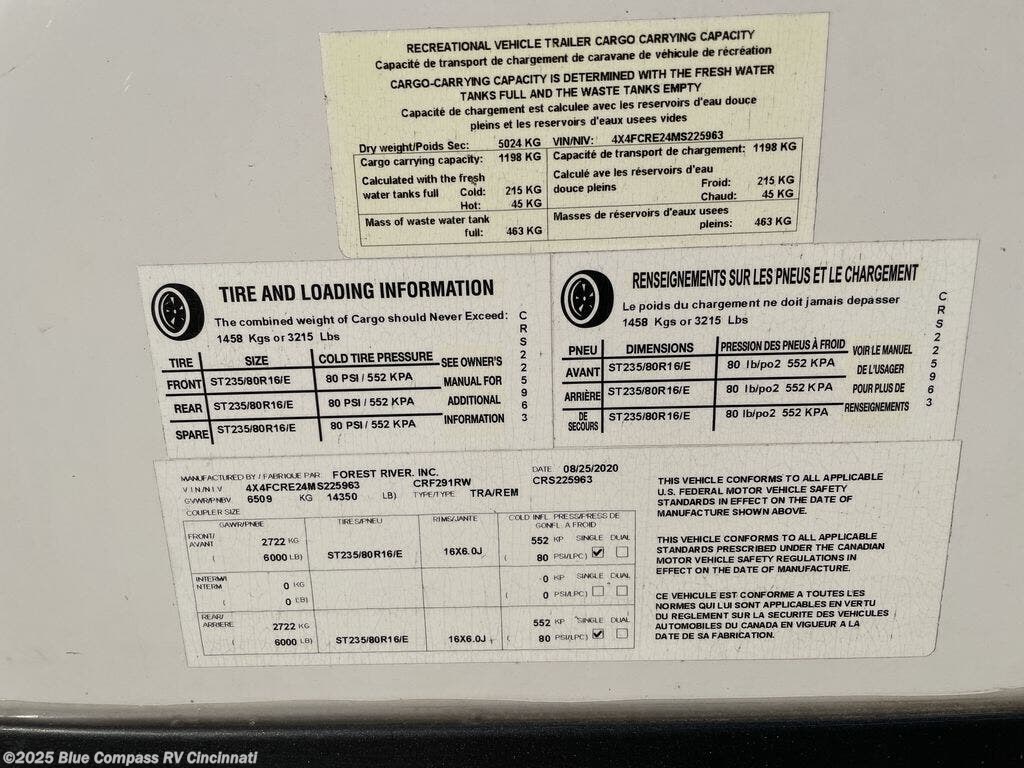 Used 2021 Forest River Cedar Creek 291RW available in Cincinnati, Ohio
