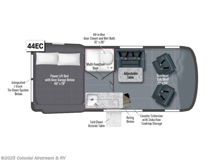 Email now about this 2026 Winnebago Revel 44EC! New 2026 Winnebago Revel 44EC available in Millstone Township, New Jersey