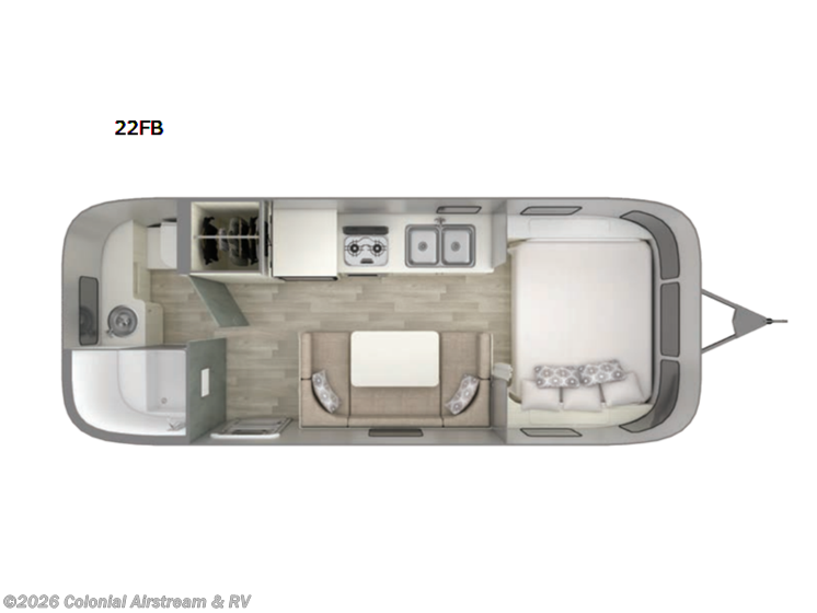 Email now about this 2026 Airstream Bambi 22FB! New 2026 Airstream Bambi 22FB available in Millstone Township, New Jersey