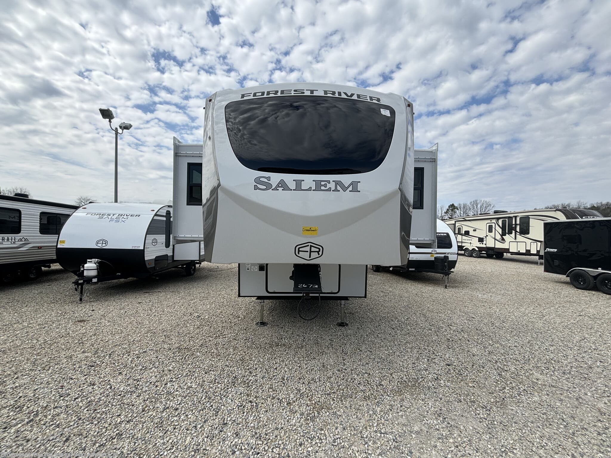 Call now about this 2025 Forest River Salem Hemisphere Elite 36FL! 2025 Forest River Salem Hemisphere Elite 36FL - New Fifth Wheel For Sale by Crossroads Trailer Sales, Inc. in Newfield, New Jersey features Ceiling Fan, Surround Sound System, Smoke Detector, Leveling Jacks, Medicine Cabinet