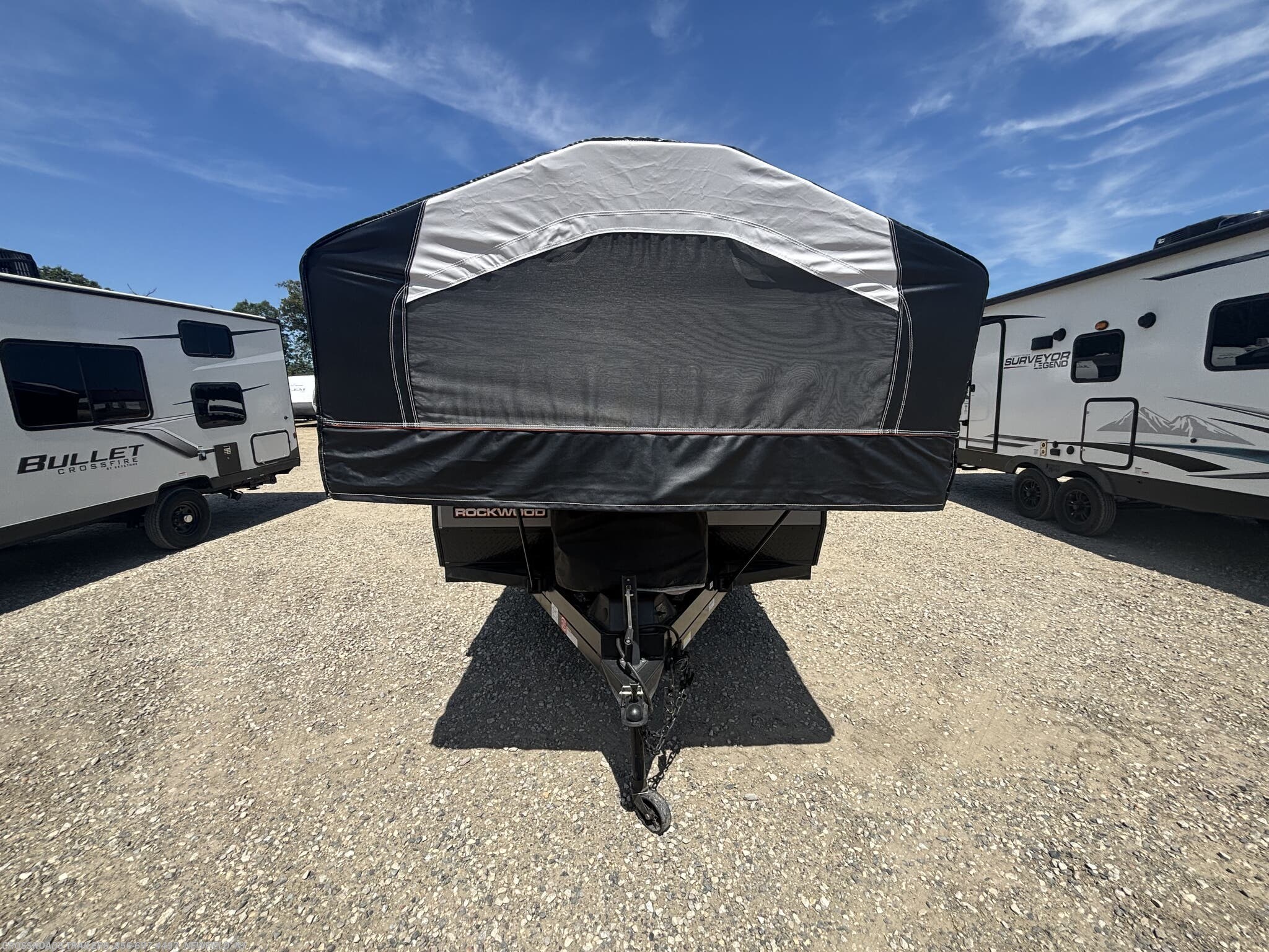 Call now about this 2022 Forest River Rockwood Extreme Sports Package 2318ESP! 2022 Forest River Rockwood Extreme Sports Package 2318ESP - Used Popup For Sale by Crossroads Trailer Sales, Inc. in Newfield, New Jersey features Awning, LP Detector, Stove Top Burner, External Shower, Smoke Detector