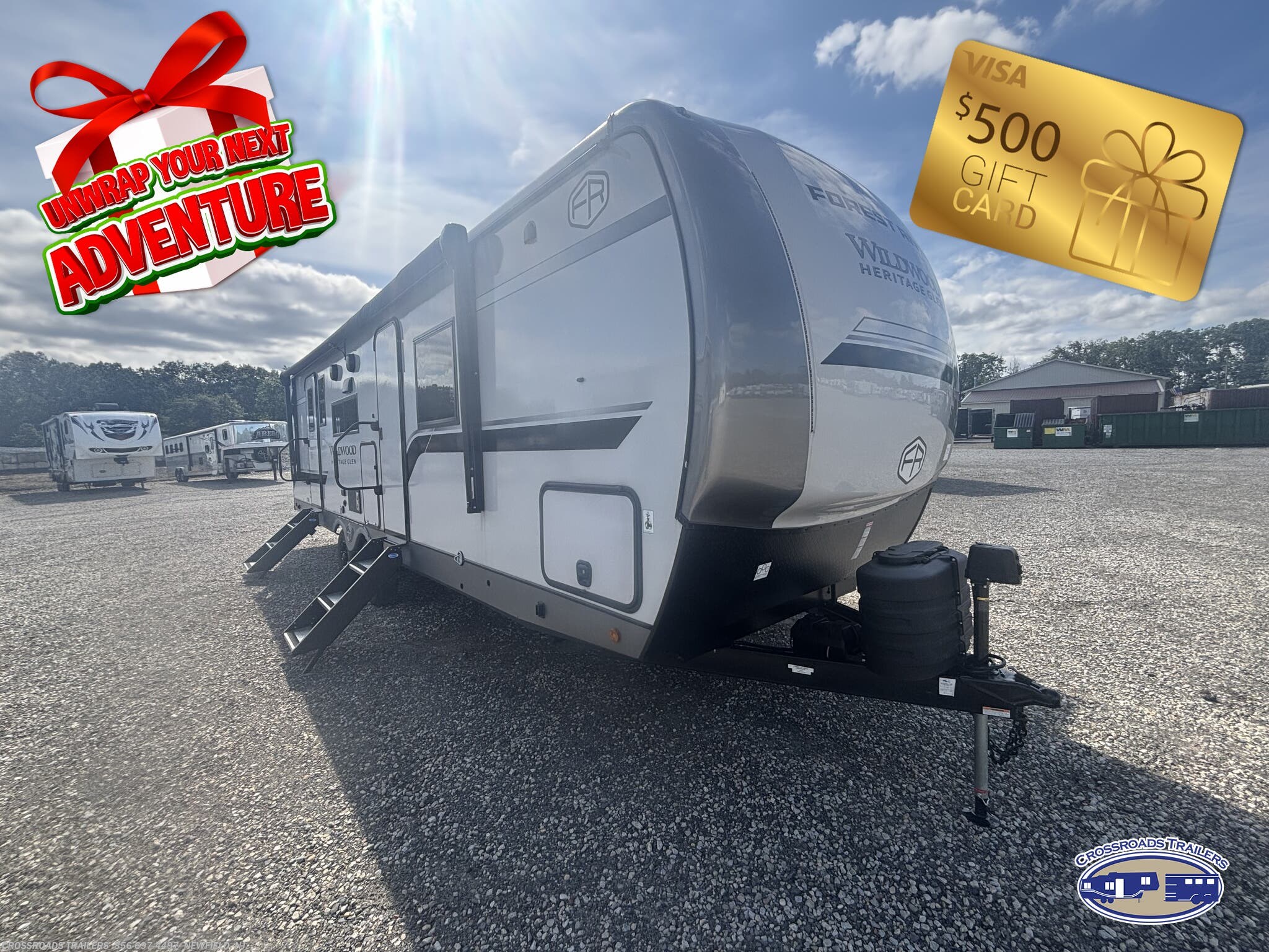 Email now about this 2025 Forest River Wildwood Heritage Glen 265BSRB! Used 2025 Forest River Wildwood Heritage Glen 265BSRB available in Newfield, New Jersey