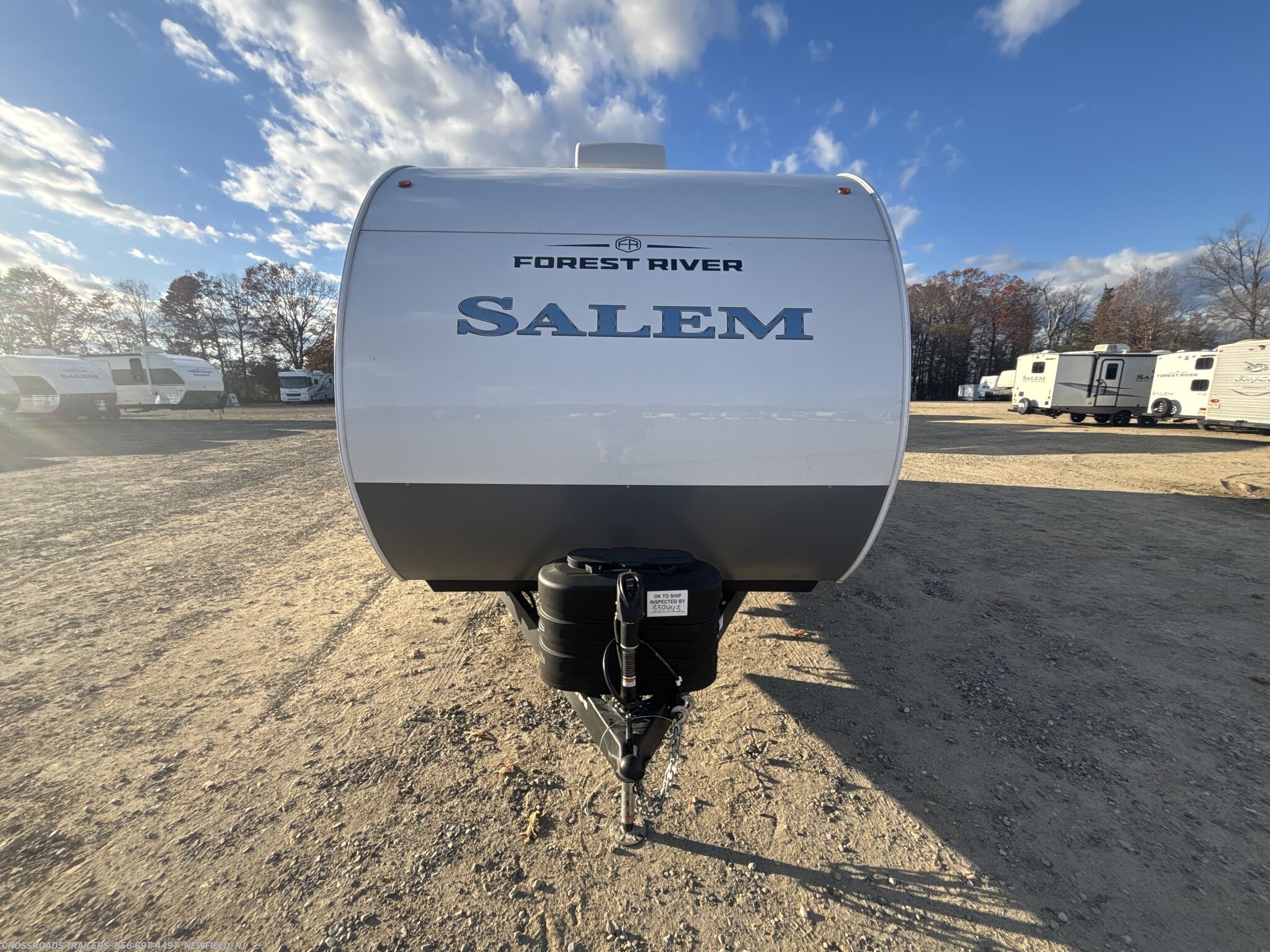 Call now about this 2026 Forest River Salem 260ICE! 2026 Forest River Salem 260ICE - New Travel Trailer For Sale by Crossroads Trailer Sales, Inc. in Newfield, New Jersey features Shower, Water Heater, Awning, TV, Roof Deck