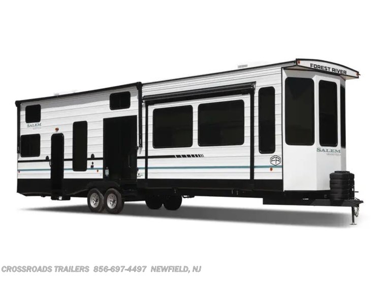 Email now about this 2026 Forest River Salem Grand Villa 42FLDL! Stock Image for 2026 Forest River 42FLDL (options and colors may vary)