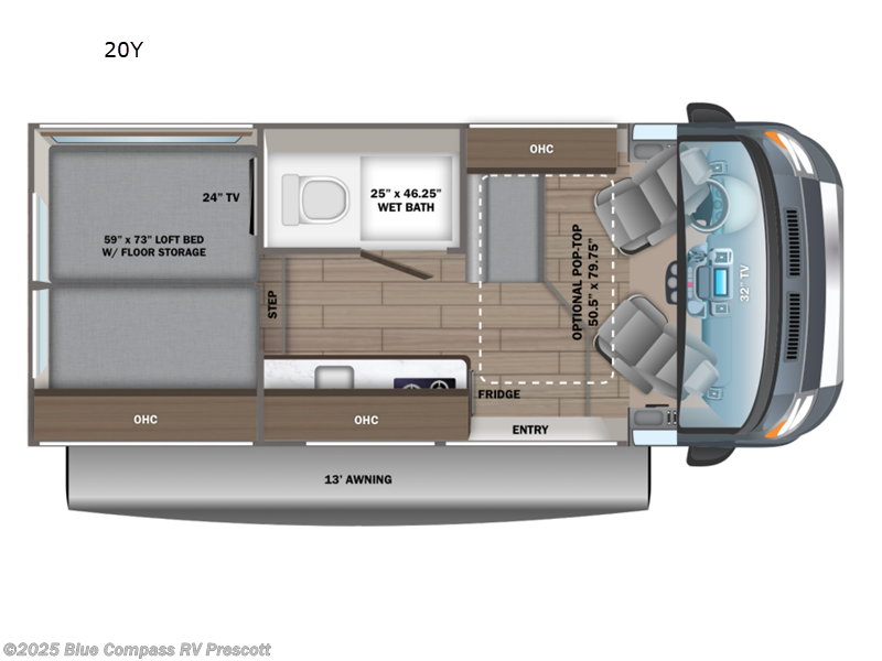 Call now about this 2026 Jayco Swift 20Y! 2026 Jayco Swift 20Y - New Class B For Sale by Blue Compass RV Prescott in Prescott, Arizona