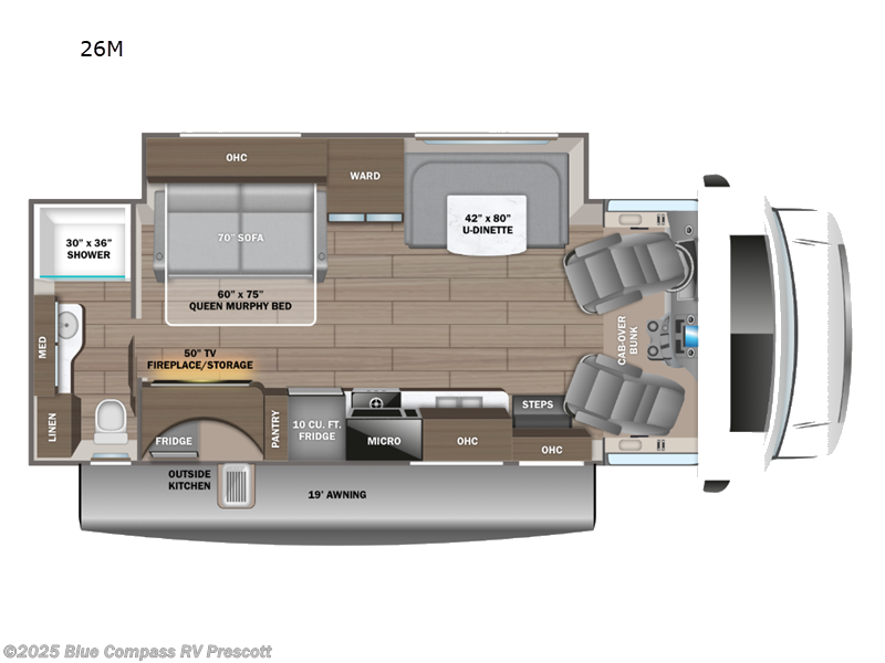 Call now about this 2026 Jayco Redhawk 26M! 2026 Jayco Redhawk 26M - New Class C For Sale by Blue Compass RV Prescott in Prescott, Arizona features Slideout