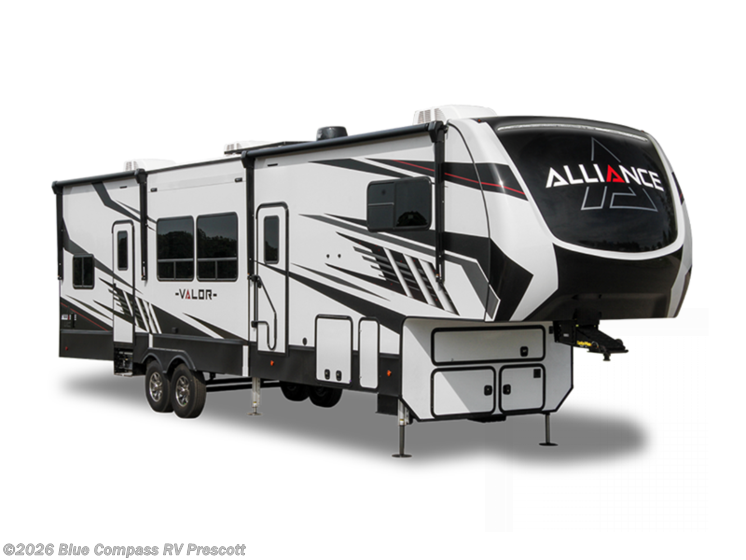 Email now about this 2026 Alliance RV Valor 44V14! New 2026 Alliance RV Valor 44V14 available in Prescott, Arizona