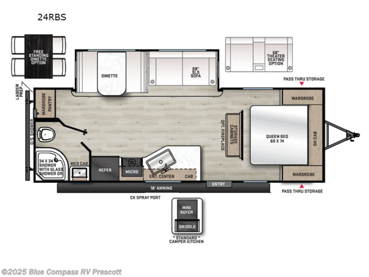 Email now about this 2025 Forest River Aurora 24RBS! New 2025 Forest River Aurora 24RBS available in Prescott, Arizona