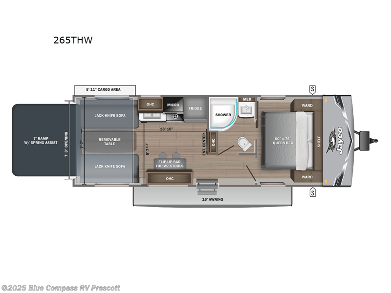 Email now about this 2025 Jayco Jay Flight 265THW! New 2025 Jayco Jay Flight 265THW available in Prescott, Arizona