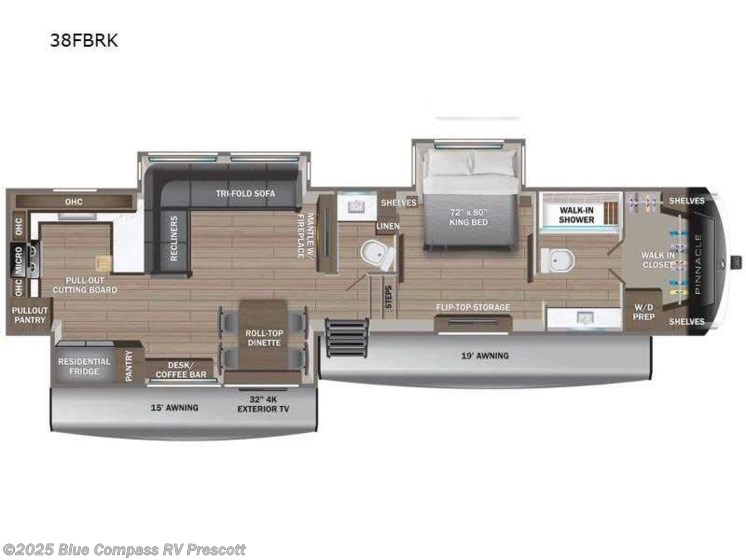 Email now about this 2025 Jayco Pinnacle 38FBRK! New 2025 Jayco Pinnacle 38FBRK available in Prescott, Arizona