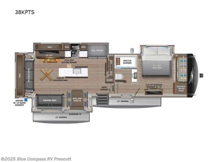 Email now about this 2025 Jayco Pinnacle 38KPTS! New 2025 Jayco Pinnacle 38KPTS available in Prescott, Arizona