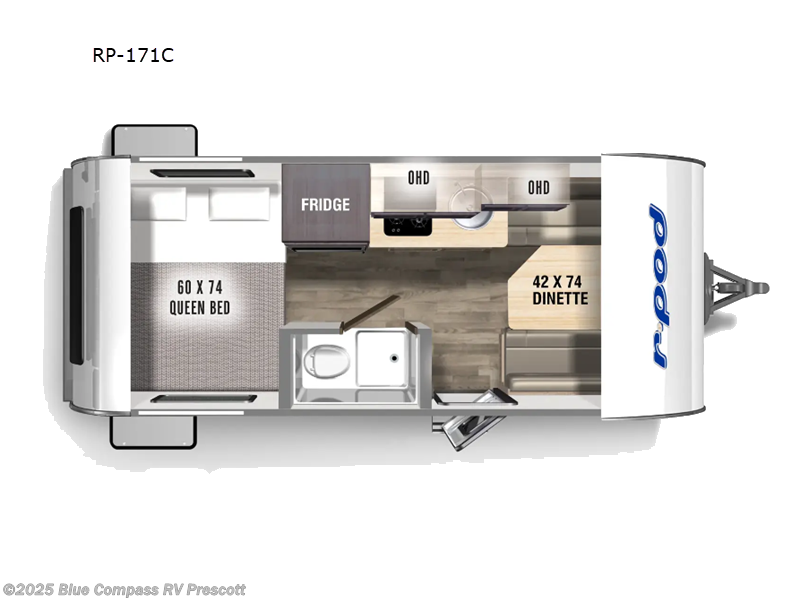 Call now about this 2024 Forest River R Pod RP-171C! 2024 Forest River R Pod RP-171C - Used Travel Trailer For Sale by Blue Compass RV Prescott in Prescott, Arizona