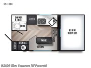 Call now about this 2021 Palomino Backpack Edition SS 1500! 2021 Palomino Backpack Edition SS 1500 - Used Truck Camper For Sale by Blue Compass RV Prescott in Prescott, Arizona