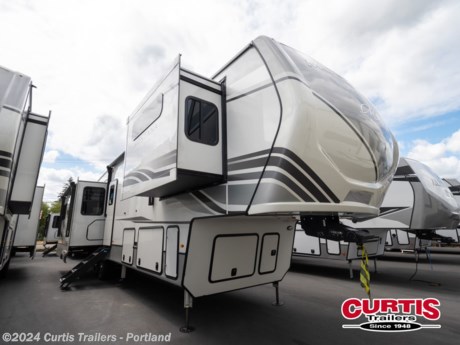 Accessories: INTERIOR COBBLESTONE,Montana Four Season Living Package,RESIDENTIAL LIVING PKG,Modern Maple Edition,2  TOWING HITCH,TPMS SENSORS,6 POINT HYDRAULIC AUTO LEVELING,REFRIGERATOR- RV- 18 CF,SOLAR FLEX 400i,2-100ah DFE Heated Lithium Batteries,RVIA SEAL,