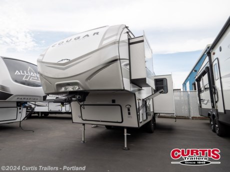 Accessories: Interior Driftwood,TOWING WITH CONFIDENCE PKG,PROFESSIONAL GRADE CAMPING PKG,COUGAR INNOVATION PKG,Climate Guard Protection Package,ELECTRIC 4 POINT LEVELING SYSTEM,iNCOMMAND PRO w/GLOBAL CONNECT,Solar Flex Discover,THEATER SEATS IPO TRI FOLD,REFRIGERATOR 12V 10CF,RVIA SEAL-GO CAMPING,