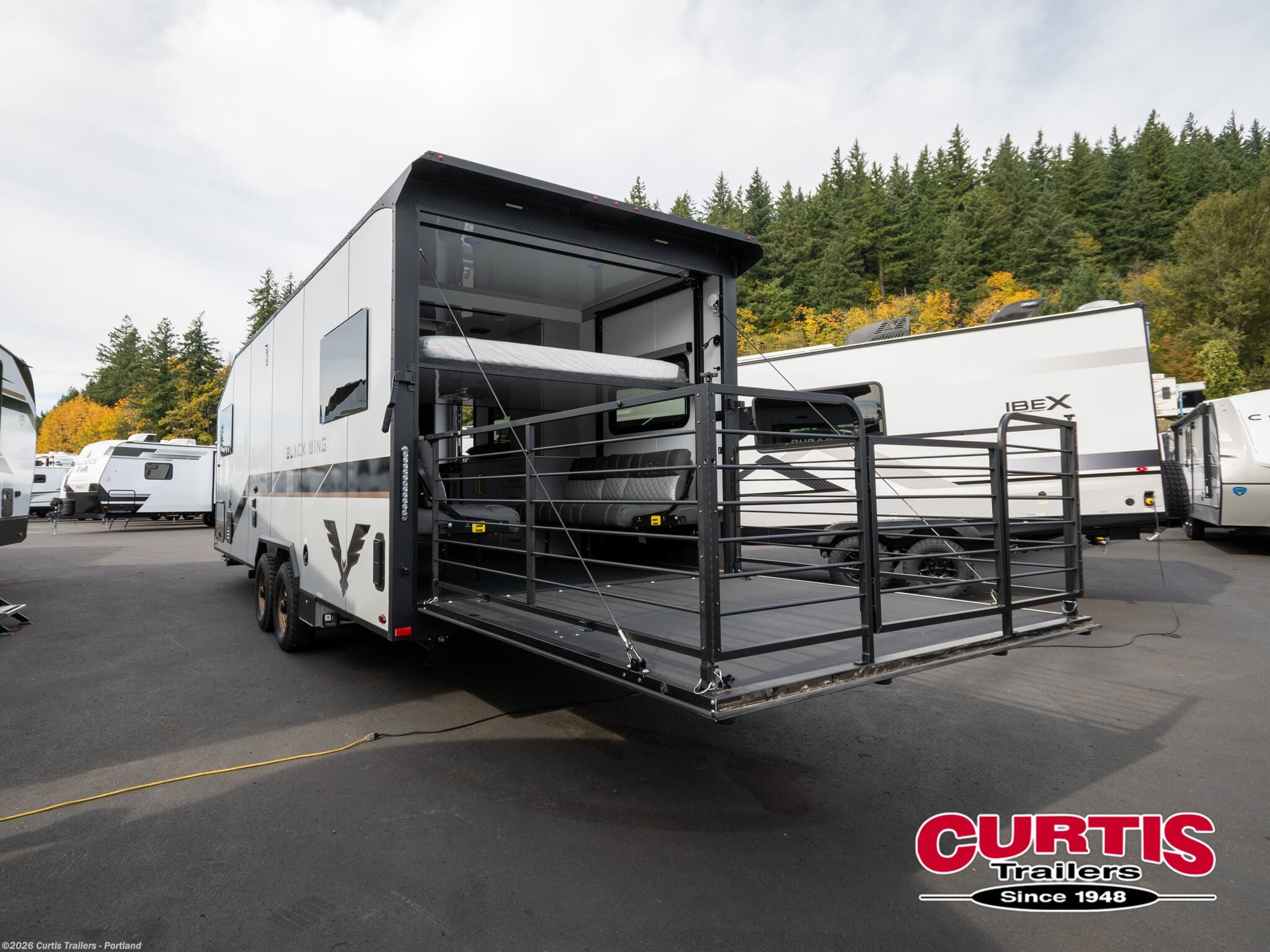 2026 inTech Black Wing 830-X - New Toy Hauler For Sale by Curtis Trailers - Portland in Portland, Oregon