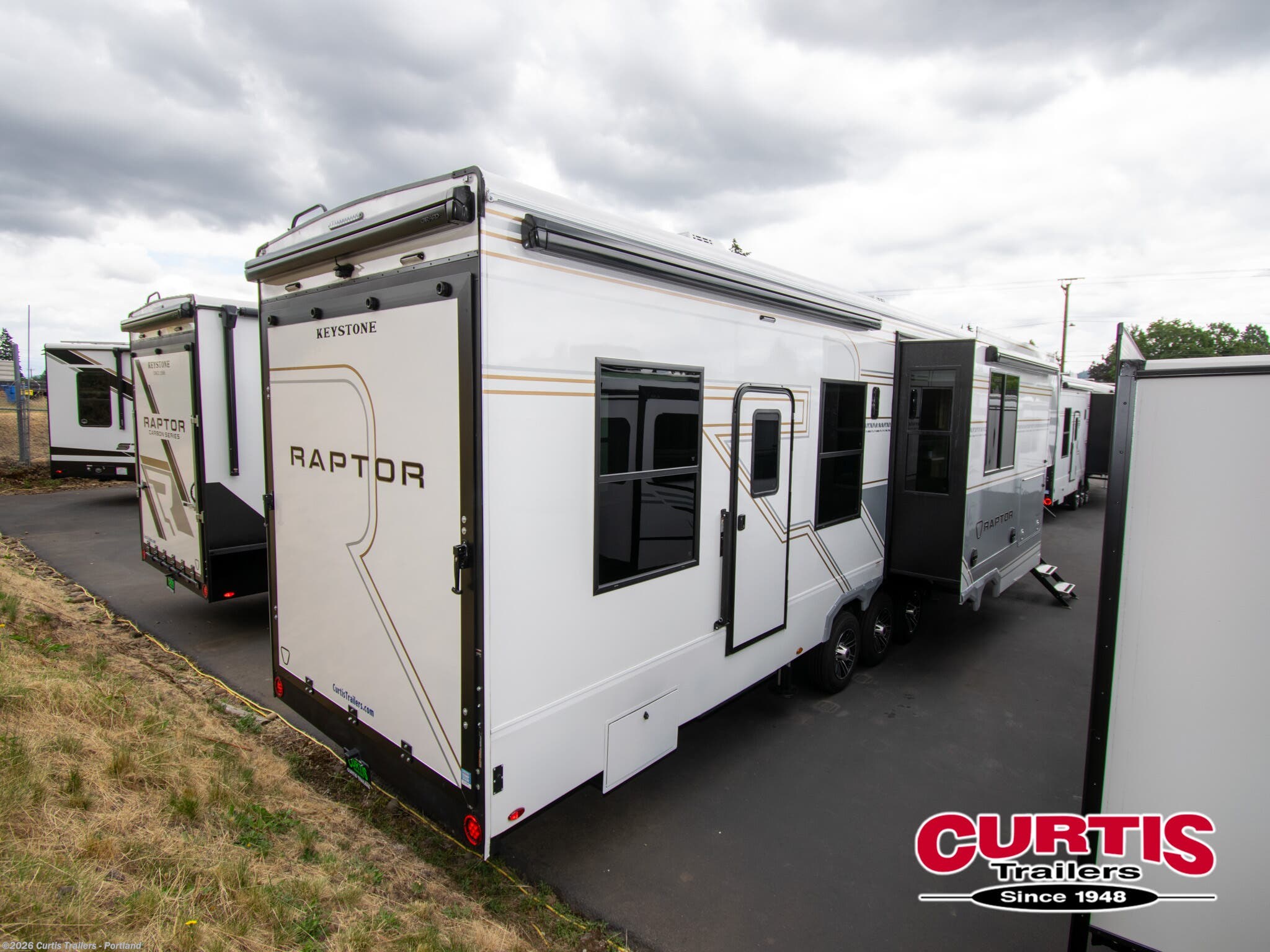 2027 Keystone Raptor 441HB - New Toy Hauler For Sale by Curtis Trailers - Portland in Portland, Oregon
