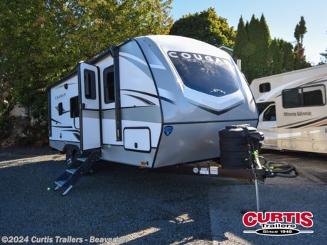 Accessories: INTERIOR - DRIFTWOOD,PROFESSIONAL GRADE CAMPING PACKAGE,TOWING WITH CONFIDENCE PACKAGE,COUGAR INNOVATION PACKAGE,CLIMATE GUARD PROTECTION PACKAGE,ELECTRIC STABILIZER JACKS,iNCOMMAND PRO w/GLOBAL CONNECT,SOLAR FLEX PROTECT,REFRIGERATOR - 12V - 10 CF ,RVIA SEAL-GO CAMPING,