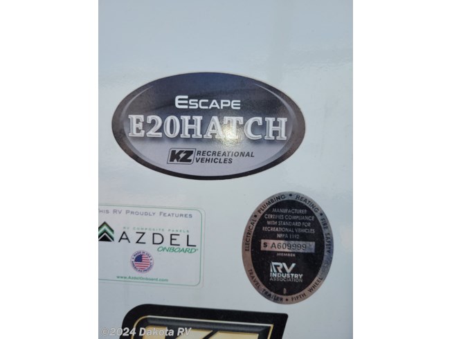 2023 Escape E20 Hatch by K-Z from Dakota RV in Rapid City, South Dakota