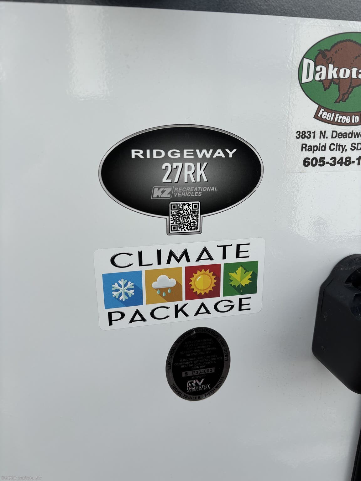 2025 Ridgeway 27RK by K-Z from Dakota RV in Rapid City, South Dakota