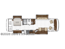 Stock Image for 2026 Newmar 3418 (options and colors may vary) 2026 Northern Star 3418 by Newmar from Dave's RV Center in Danbury, Connecticut