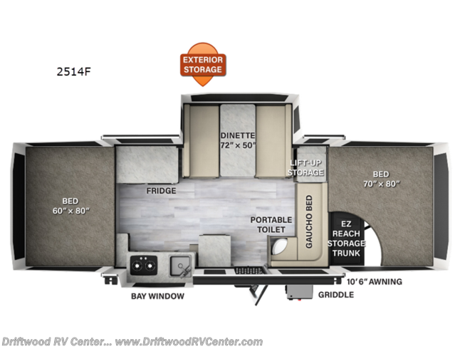2024 Forest River Rockwood Freedom Series 2514F - New Popup For Sale by Driftwood RV Center in Clermont, New Jersey