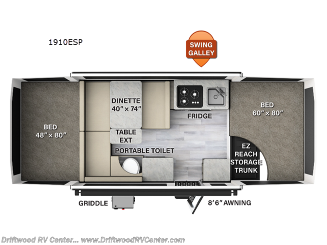 2024 Forest River Rockwood Extreme Sports 1910ESP - New Popup For Sale by Driftwood RV Center in Clermont, New Jersey