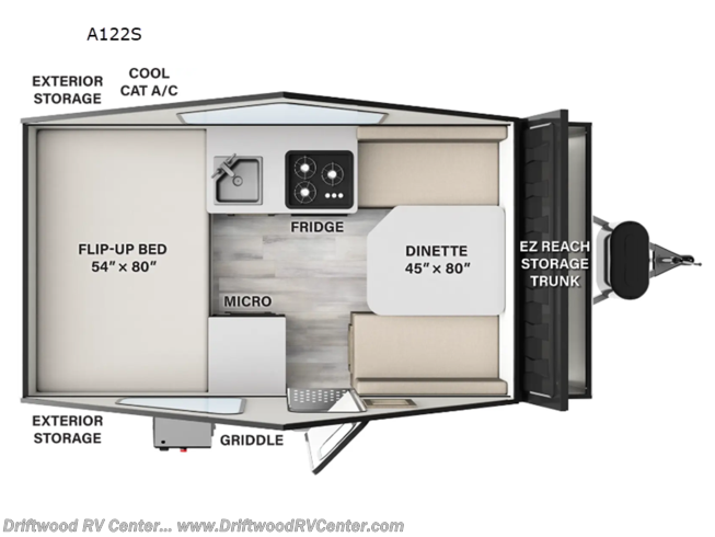 2024 Forest River Rockwood Hard Side Series A122S - New Popup For Sale by Driftwood RV Center in Clermont, New Jersey