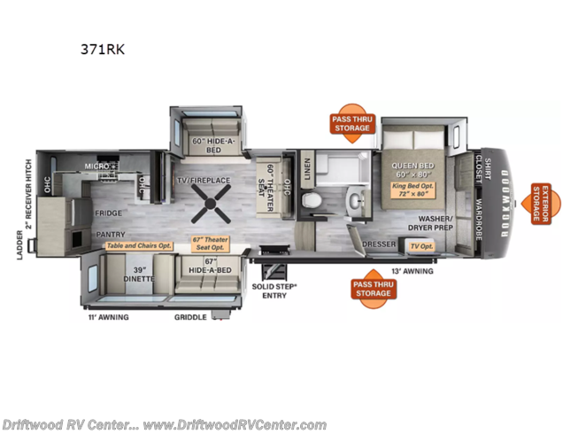 2024 Forest River Rockwood Signature 371RK - New Fifth Wheel For Sale by Driftwood RV Center in Clermont, New Jersey