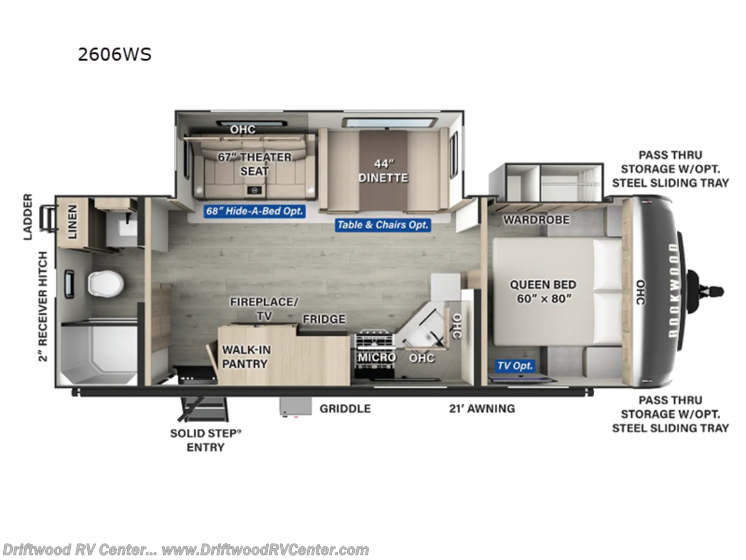 New 2025 Forest River Rockwood Ultra Lite 2606WS available in Clermont, New Jersey