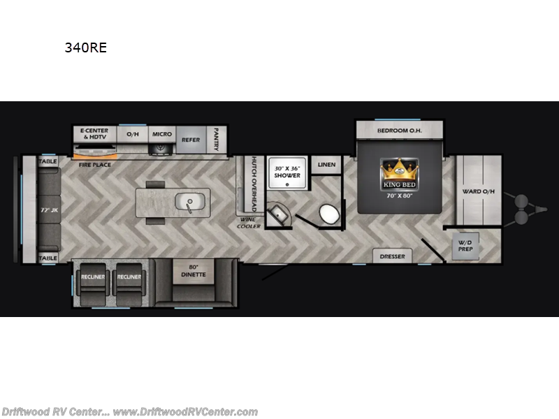 2025 CrossRoads Zinger 340RE - New Travel Trailer For Sale by Driftwood RV Center in Clermont, New Jersey features Slideout