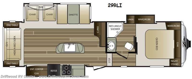2015 Keystone Cougar X-Lite 29RLI - Used Fifth Wheel For Sale by Driftwood RV Center in Clermont, New Jersey features Slideout