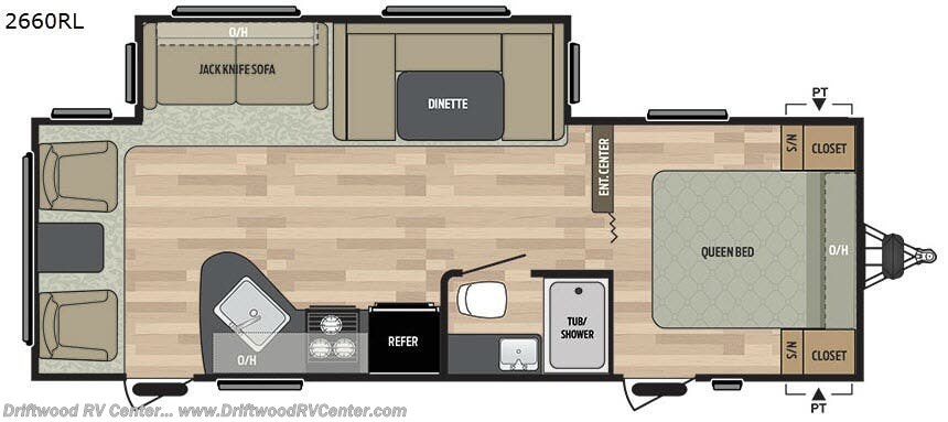 2017 Keystone Summerland 2660RL - Used Travel Trailer For Sale by Driftwood RV Center in Clermont, New Jersey features Slideout