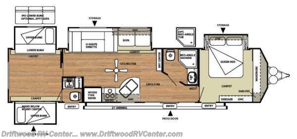 2014 Forest River Salem Villa Series 402QBQ Classic - Used Destination Trailer For Sale by Driftwood RV Center in Clermont, New Jersey features Slideout