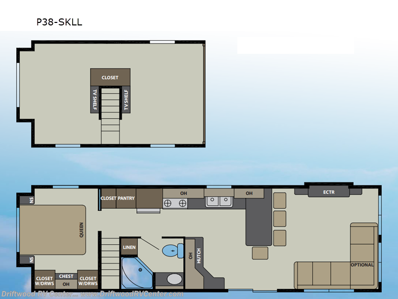 2026 RC Industries Canterbury Parkvue P38-SKLL - New Park Model For Sale by Driftwood RV Center in Clermont, New Jersey