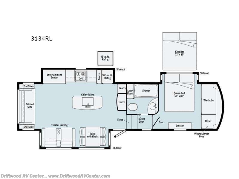 2021 Winnebago Voyage 3134RL - Used Fifth Wheel For Sale by Driftwood RV Center in Clermont, New Jersey features Slideout