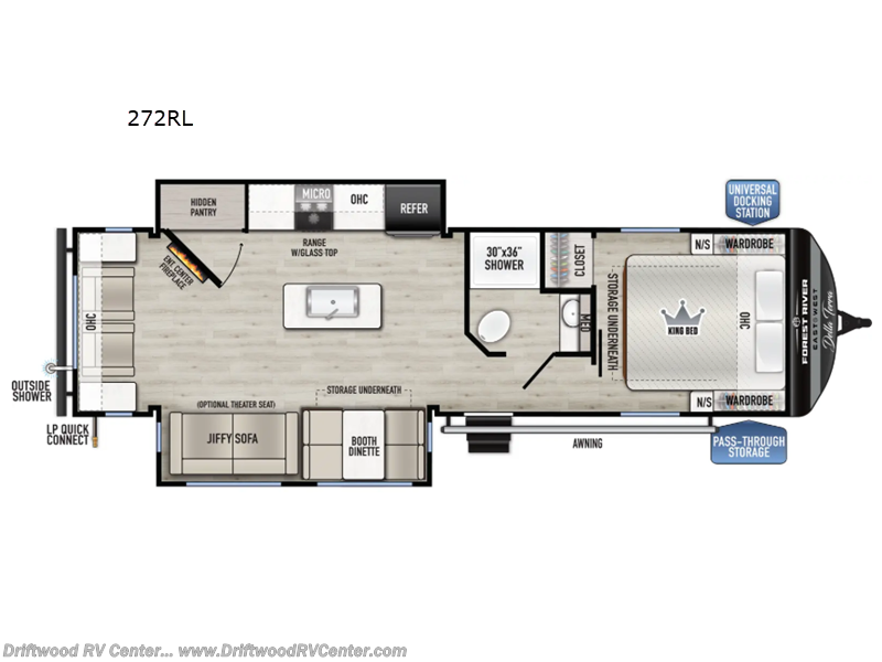 2026 East to West Della Terra 272RL - New Travel Trailer For Sale by Driftwood RV Center in Clermont, New Jersey features Slideout