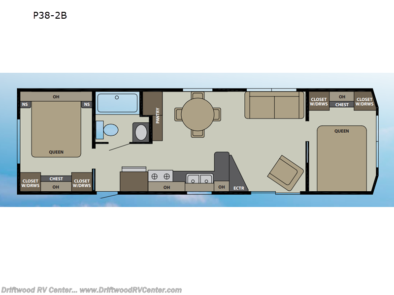 2026 RC Industries Canterbury Parkvue P38-2B - New Park Model For Sale by Driftwood RV Center in Clermont, New Jersey