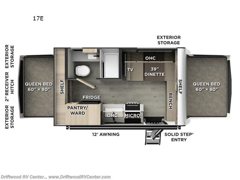 2026 Forest River Rockwood Roo 17E - New Travel Trailer For Sale by Driftwood RV Center in Clermont, New Jersey