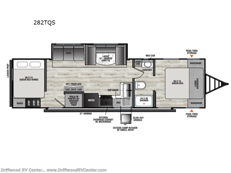 2026 Coachmen Clipper 6K Series 282TQS - New Travel Trailer For Sale by Driftwood RV Center in Clermont, New Jersey features Slideout