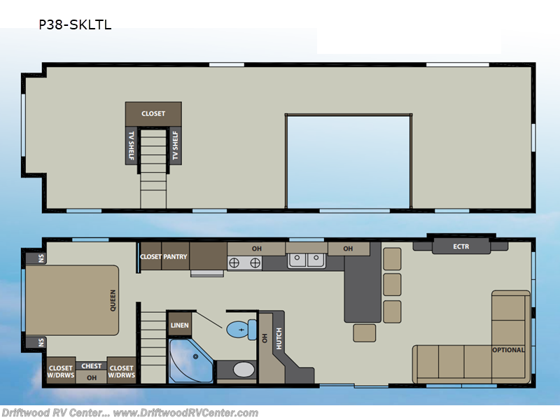 2027 RC Industries Canterbury Parkvue P38-SKLTL - New Park Model For Sale by Driftwood RV Center in Clermont, New Jersey