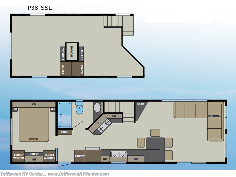 2027 RC Industries Canterbury Parkvue P38-SSL - New Park Model For Sale by Driftwood RV Center in Clermont, New Jersey