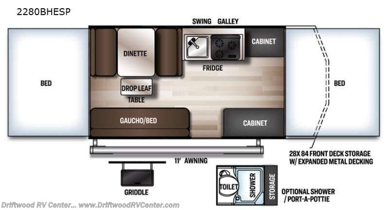 2022 Forest River Rockwood Extreme Sports 2280BHESP - Used Popup For Sale by Driftwood RV Center in Clermont, New Jersey