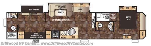 2015 Forest River Cherokee Destination Trailers 39Q - Used Destination Trailer For Sale by Driftwood RV Center in Clermont, New Jersey features Slideout