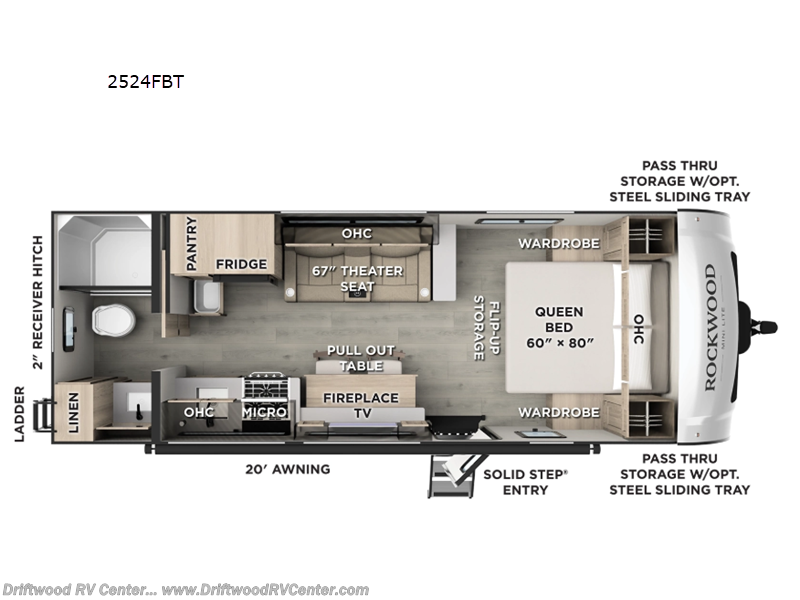 2027 Forest River Rockwood Mini Lite 2524FBT - New Travel Trailer For Sale by Driftwood RV Center in Clermont, New Jersey