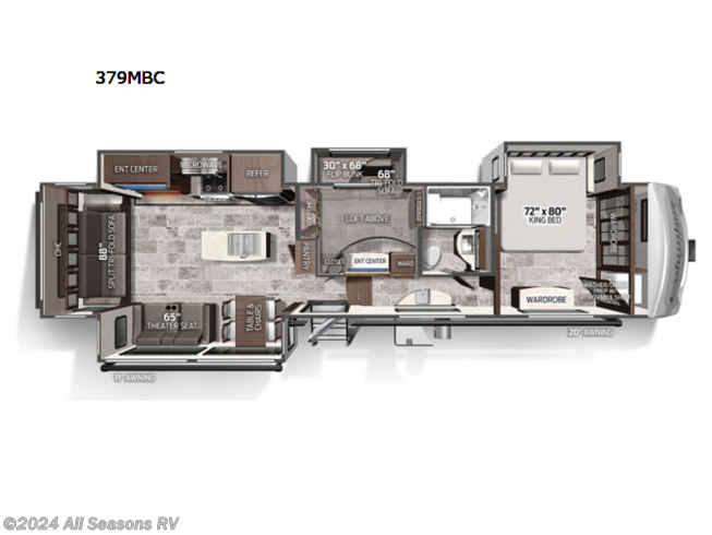 2022 Palomino Columbus C-Series 379MBC - New Fifth Wheel For Sale by All Seasons RV in Muskegon, Michigan