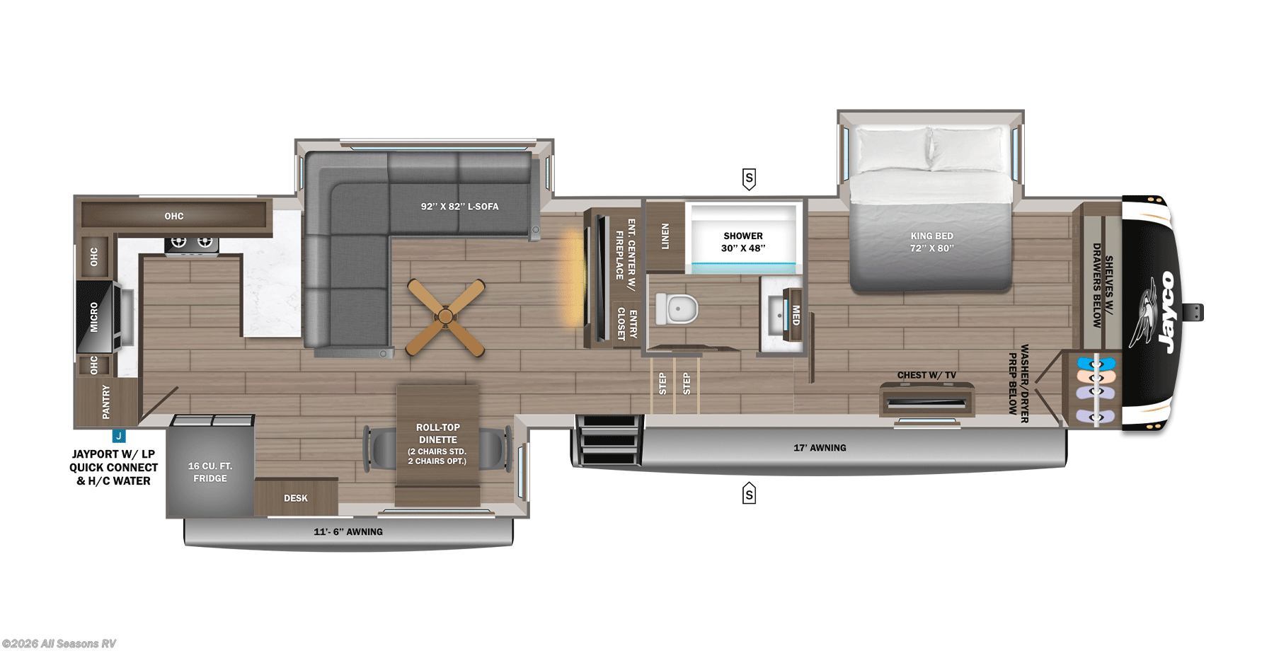 2026 Eagle 365UKTS by Jayco from All Seasons RV in Muskegon, Michigan