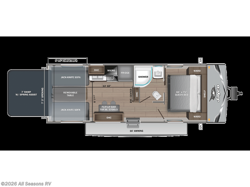 2026 Jay Flight SLX 265TH by Jayco from All Seasons RV in Muskegon, Michigan