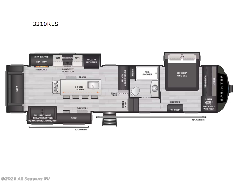 2025 Sprinter 3210RLS by Keystone from All Seasons RV in Muskegon, Michigan